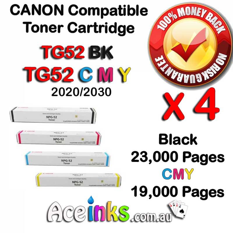 Compatible Canon TG-52 GPR36 BK C / M / Y